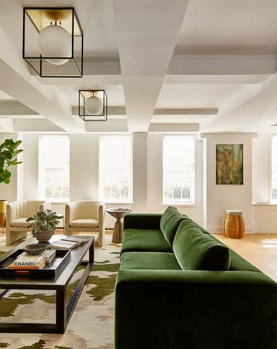  Modern Mid-Century Modern Apartment Living Room. Central Park West by Tina Ramchandani Creative LLC.