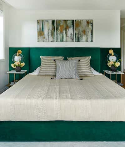  Mid-Century Modern Apartment Bedroom. Central Park West by Tina Ramchandani Creative LLC.