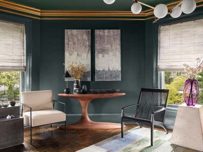 Art Deco Apartment Living Room. Plainfield by Tina Ramchandani Creative LLC.