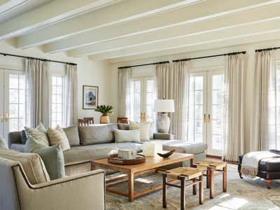  British Colonial Family Home Living Room. Club by Barrett Oswald Designs LLC.
