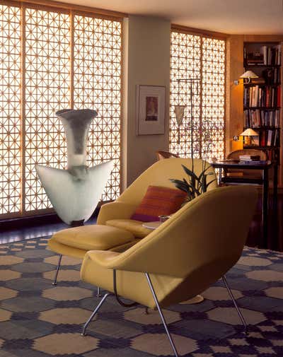 Art Deco Office and Study. Miami art collector by Dana Nicholson Studio Inc..