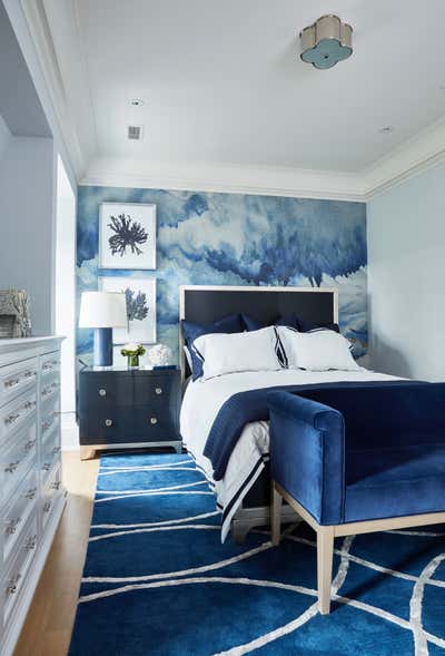  Maximalist Preppy Bedroom. Kingsway by Alexandra Naranjo Designs.