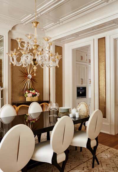  Maximalist Hollywood Regency Dining Room. Kingsway by Alexandra Naranjo Designs.