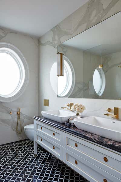  Art Deco Bathroom. Color is the Answer... by Alexandra Naranjo Designs.
