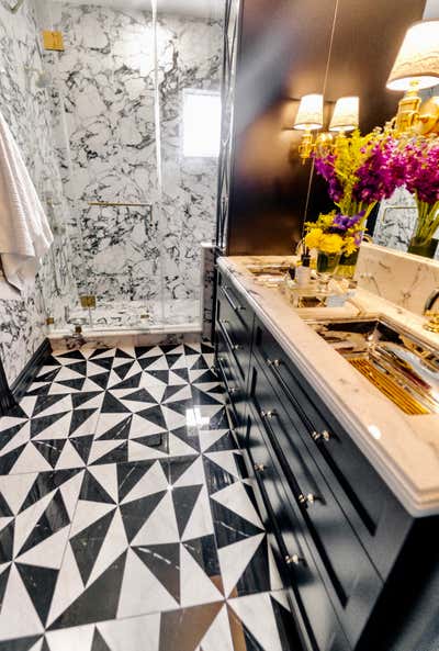  Preppy French Bathroom. Timeless Elegance by Alexandra Naranjo Designs.