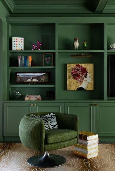  Eclectic Regency Office and Study. Montrose Home by Mary Patton Design.