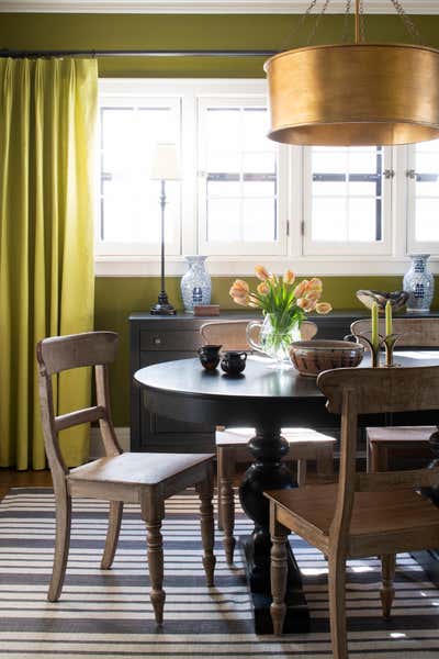  Transitional Family Home Dining Room. Classic Meets Cozy by Heather Peterson Design.