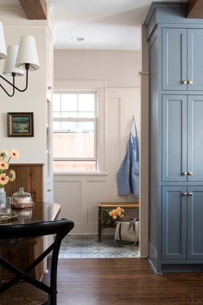  Transitional Family Home Storage Room and Closet. Classic Meets Cozy by Heather Peterson Design.