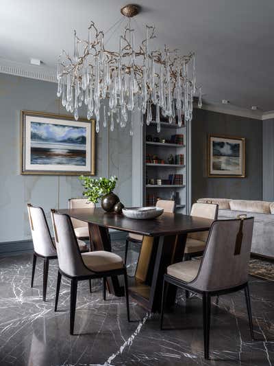  Traditional Apartment Dining Room. Apartment in New York by O&A Design Ltd.