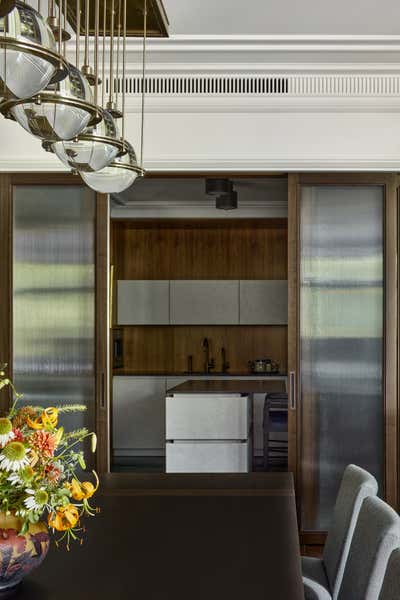 Art Deco Kitchen. Step Inside An Art Collector’s Contemporary Apartment by O&A Design Ltd.