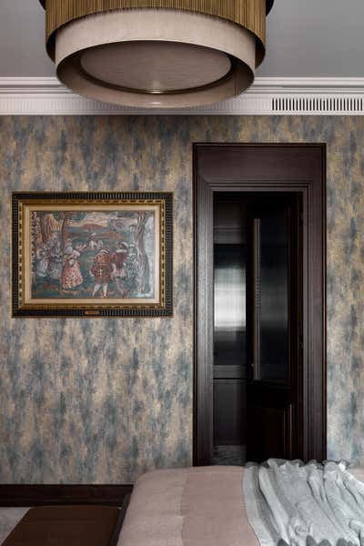  Art Nouveau Bohemian Bedroom. Step Inside An Art Collector’s Contemporary Apartment by O&A Design Ltd.