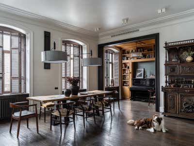  Craftsman Scandinavian Living Room. Apartment of architect Oleg Klodt by O&A Design Ltd.