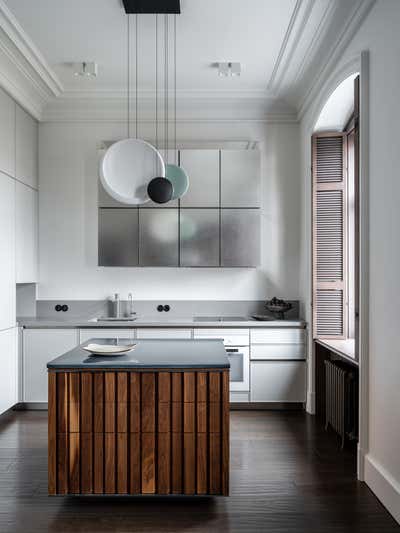  Craftsman Scandinavian Kitchen. Apartment of architect Oleg Klodt by O&A Design Ltd.