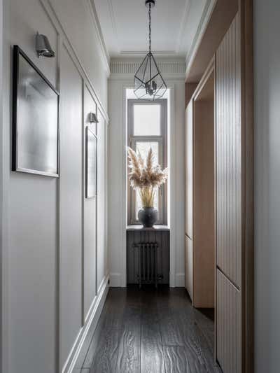  Eclectic Apartment Entry and Hall. Apartment of architect Oleg Klodt by O&A Design Ltd.