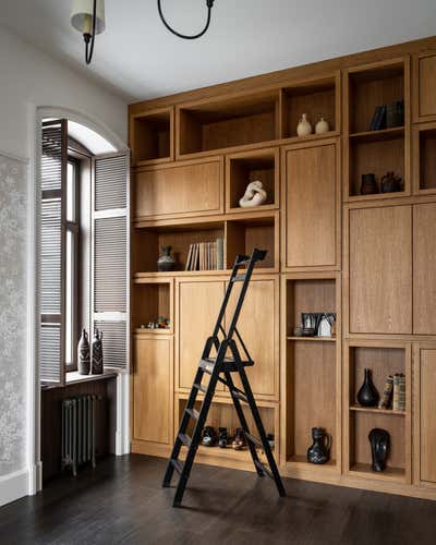  Craftsman Scandinavian Apartment Bedroom. Apartment of architect Oleg Klodt by O&A Design Ltd.