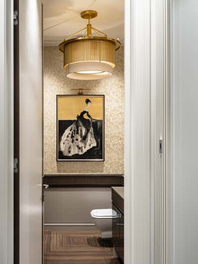  Bohemian Bathroom. London townhouse with bohemian timeless french charm by O&A Design Ltd.
