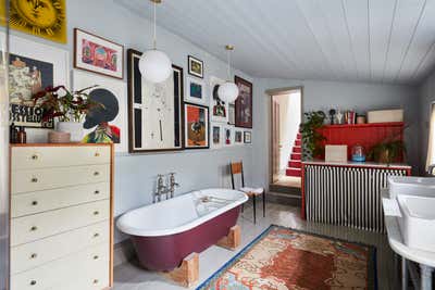  Eclectic Family Home Bathroom. Heneage Street | A Georgian Family Home by Studio Ashby.