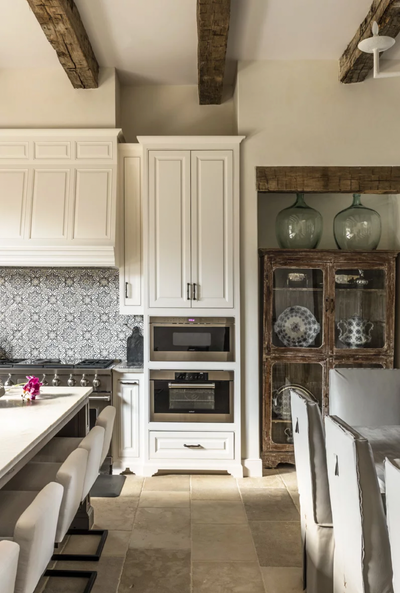  Country French Family Home Kitchen. Houston Oaks by Lucinda Loya Interiors.