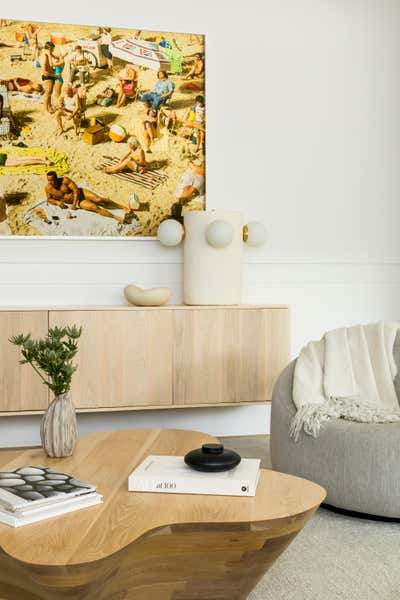  Eclectic Modern Beach House Living Room. Watermill Splendor  by Jessica Gersten Interiors.