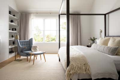  Contemporary Beach House Bedroom. Watermill Splendor  by Jessica Gersten Interiors.