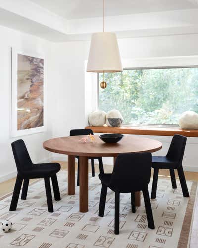  Modern Bohemian Family Home Dining Room. Family Home on Wester Way by Garza Interiors.