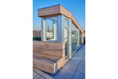  Scandinavian Apartment Patio and Deck. Red Hook Light Beacon Addition by Sarah Jefferys Architecture + Interiors.