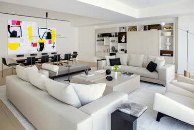  Modern Apartment Living Room. Upper East Side Loft  by Jessica Gersten Interiors.