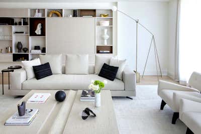  Modern Apartment Living Room. Upper East Side Loft  by Jessica Gersten Interiors.