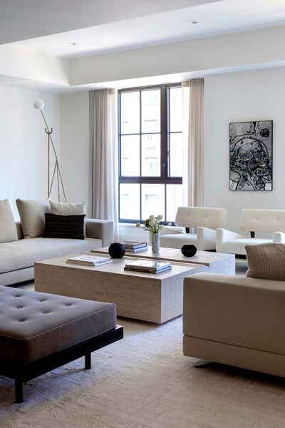  Apartment Living Room. Upper East Side Loft  by Jessica Gersten Interiors.
