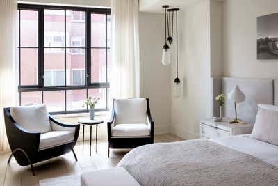  Modern Apartment Bedroom. Upper East Side Loft  by Jessica Gersten Interiors.
