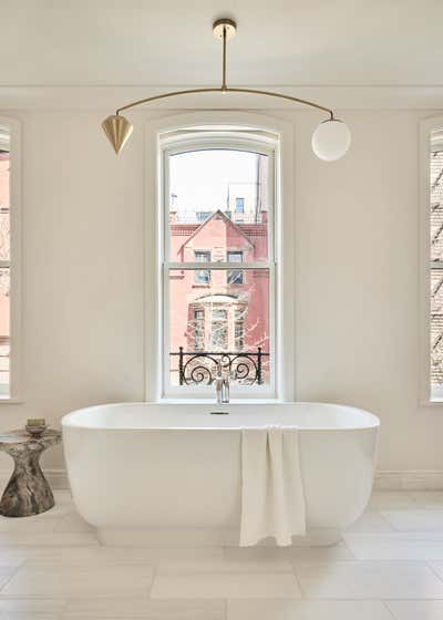 Modern Family Home Bathroom. Upper West Townhouse by Chango & Co..