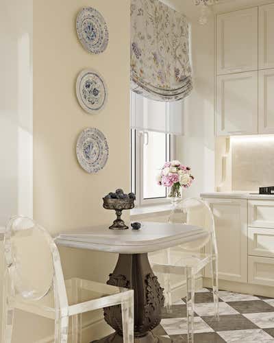  Regency Kitchen. Apt 96m2 on Gorohovaya  by Irina Fedotova Interiors.