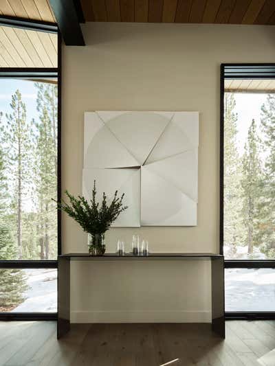 Contemporary Entry and Hall. Martis Camp  by Studio Collins Weir.