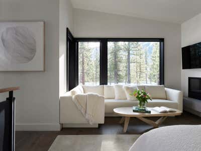 Contemporary Bedroom. Martis Camp  by Studio Collins Weir.