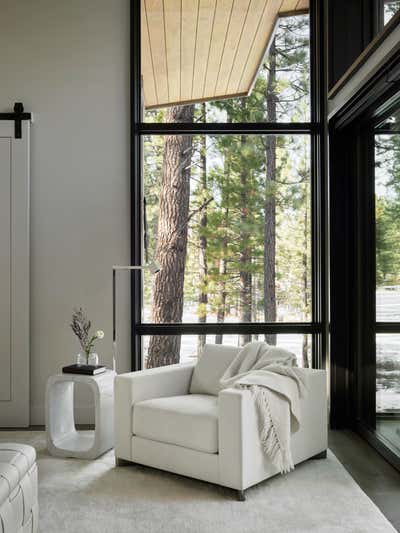 Contemporary Office and Study. Martis Camp  by Studio Collins Weir.