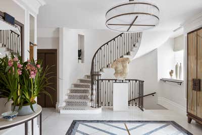  Contemporary Entry and Hall. Kensington Residence  by Katharine Pooley London.