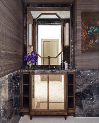  Contemporary Bathroom. Kensington Residence  by Katharine Pooley London.