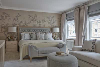  Art Nouveau Bedroom. Chelsea Family  Home by Katharine Pooley London.