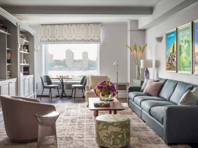  Art Deco Living Room. Upper West Side Classic Six by Lewis Birks LLC.