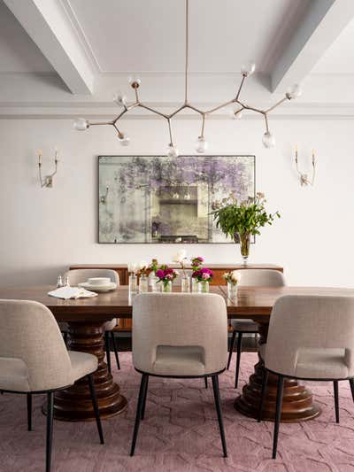  Mid-Century Modern Dining Room. Upper West Side Classic Six by Lewis Birks LLC.