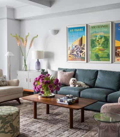  Mid-Century Modern Living Room. Upper West Side Classic Six by Lewis Birks LLC.