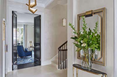  Art Deco Family Home Entry and Hall. Notting Hill Townhouse by Katharine Pooley London.