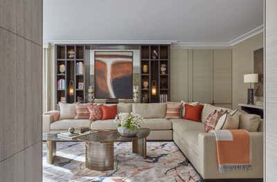  Art Deco Family Home Living Room. Notting Hill Townhouse by Katharine Pooley London.