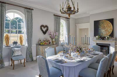  English Country Country Dining Room. Georgian Country House by Katharine Pooley London.