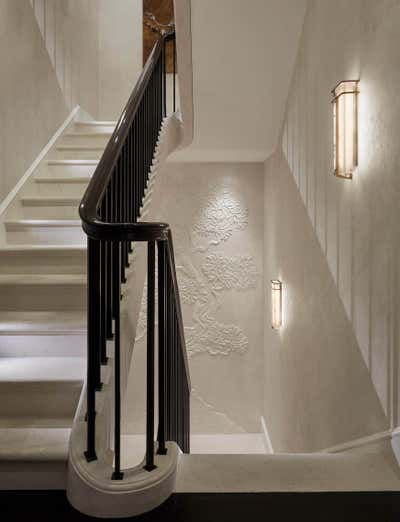  Art Deco Contemporary Family Home Entry and Hall. Notting Hill Townhouse by Katharine Pooley London.
