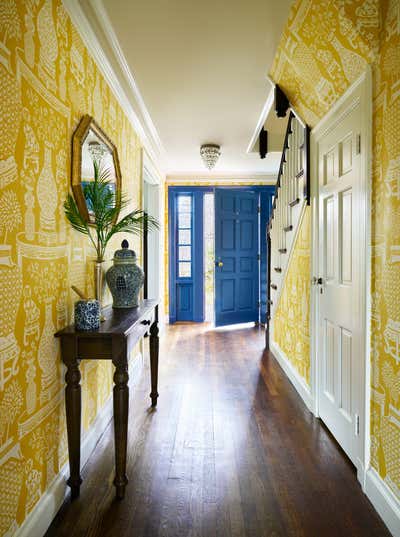  Preppy Family Home Entry and Hall. The Sawyers: First Floor by Feng Shui Style.