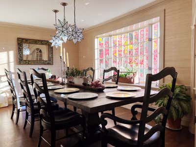  British Colonial Preppy Dining Room. The Sawyers: First Floor by Feng Shui Style.