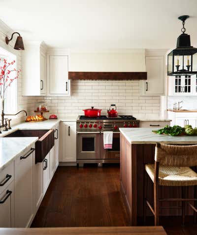  British Colonial Preppy Kitchen. The Sawyers: First Floor by Feng Shui Style.