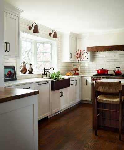  British Colonial Eclectic Preppy Family Home Kitchen. The Sawyers: First Floor by Feng Shui Style.