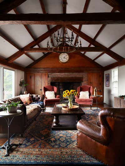  Eclectic Preppy Family Home Bar and Game Room. The Sawyers: First Floor by Feng Shui Style.